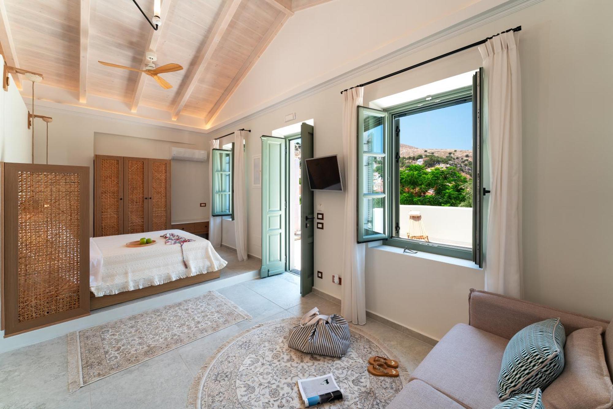 Nisomar Suites Symi Bagian luar foto