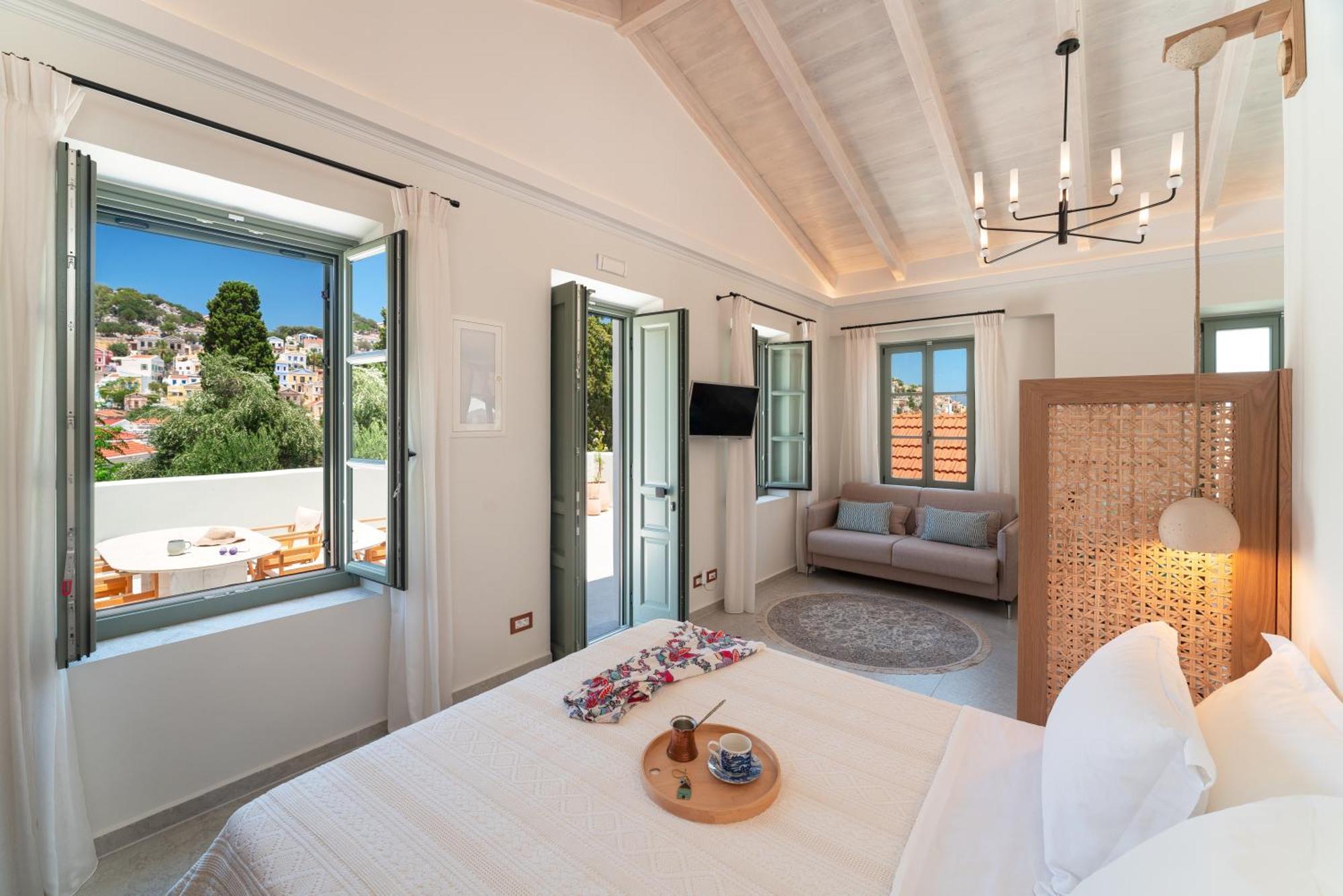 Nisomar Suites Symi Bagian luar foto