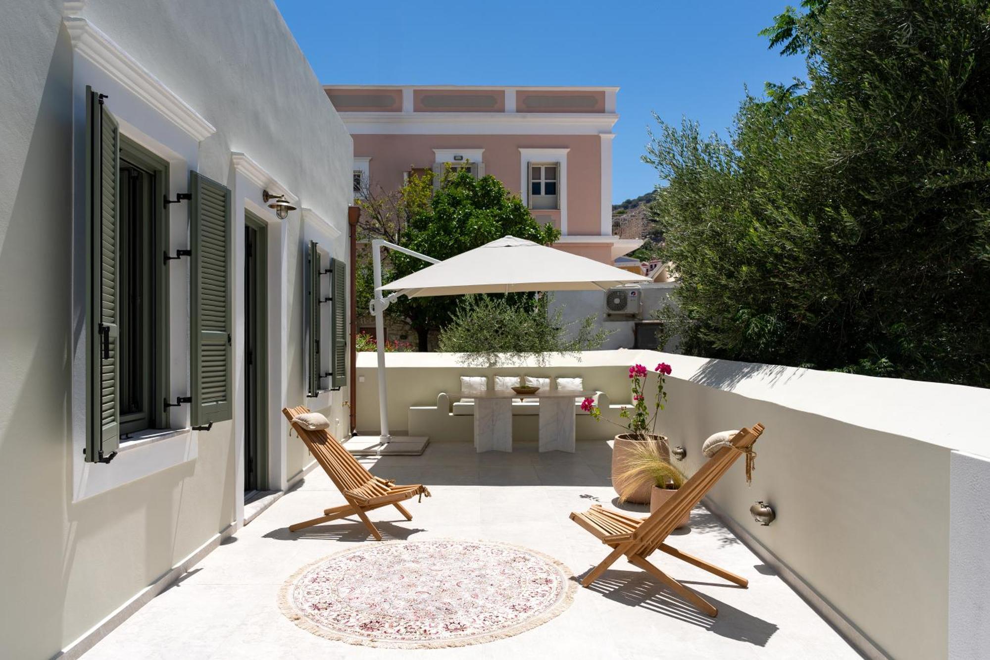 Nisomar Suites Symi Bagian luar foto